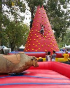 Inflatable Rock Wall Climbing