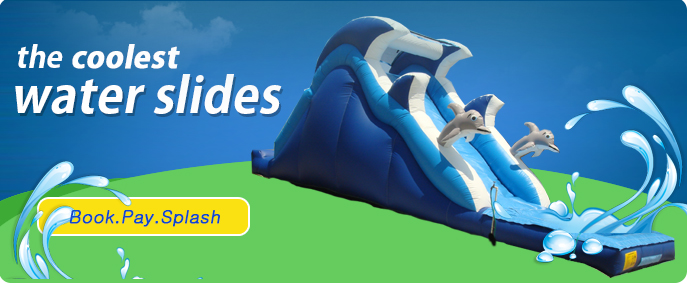 Jamaica waterslides rental and bouncers rentals